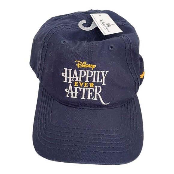 Disney Parks Magic Kingdom Happily Ever After Blue Baseball Cap Hat NWT - Picture 1 of 5